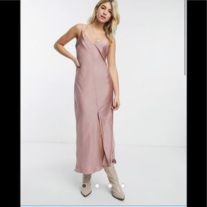 Free People smoke & mirrors maxi cami dress